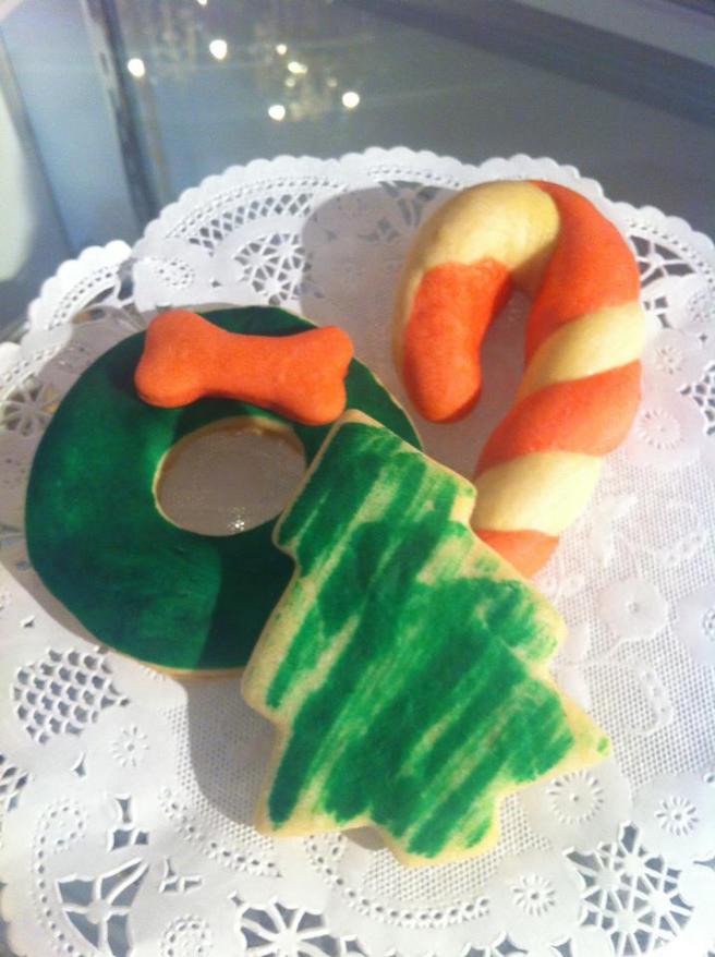 doggie cookies x-mas
