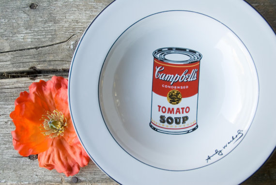 warhol soup bowl
