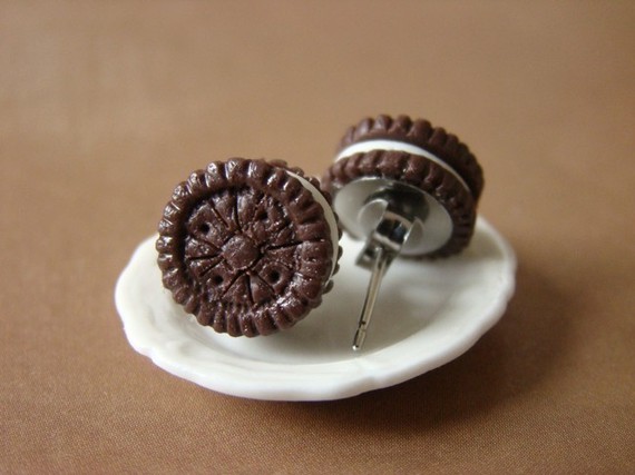 oreo earrings